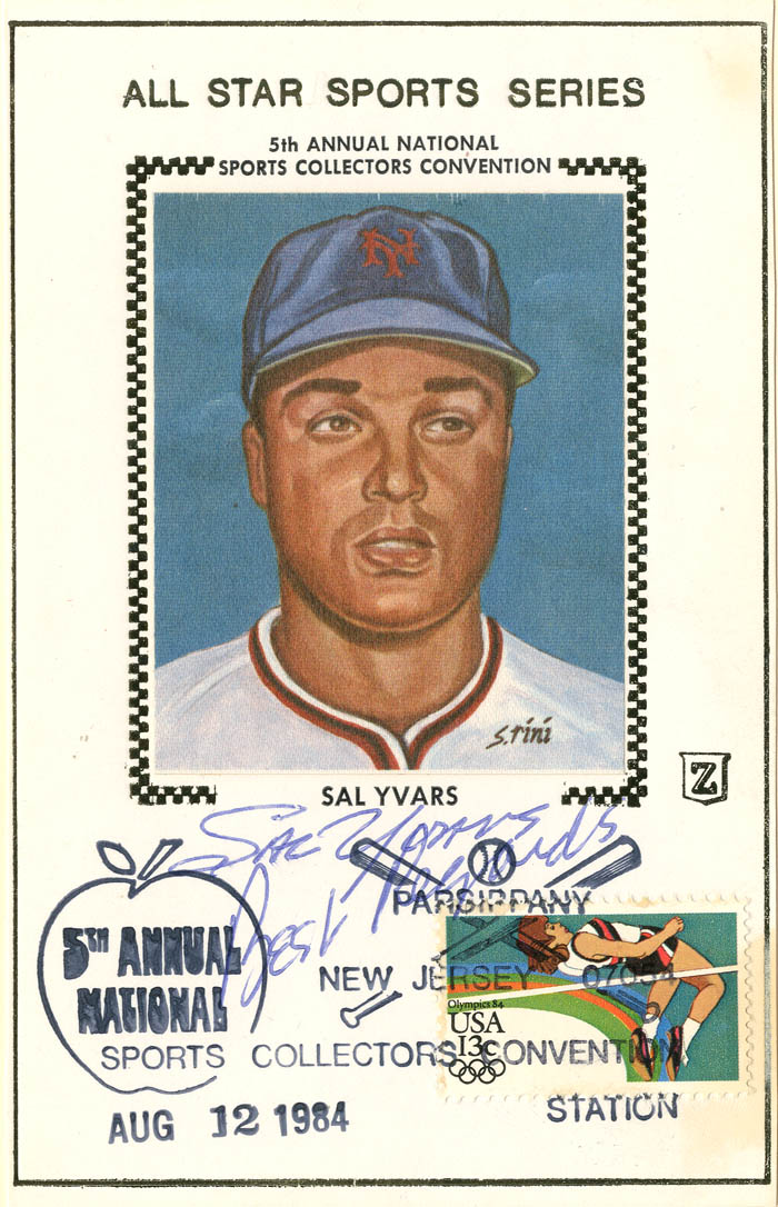 Sal Yvars Convention Card 